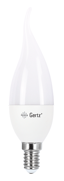 Лампа LED Gertz Свеча на ветру 7,5W 4200K E14 650Lm